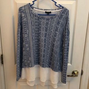 Kiara Long Sleeve Tunic Sz Medium